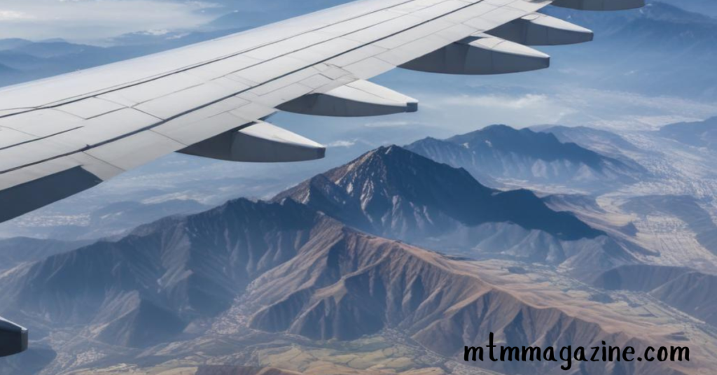 Seattle Flight Path from LA Mountains