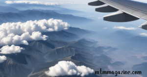 Seattle Flight Path from LA Mountains